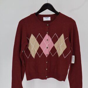 Women's Old Navy cotton blend cardigan sweater NWT size M Tall